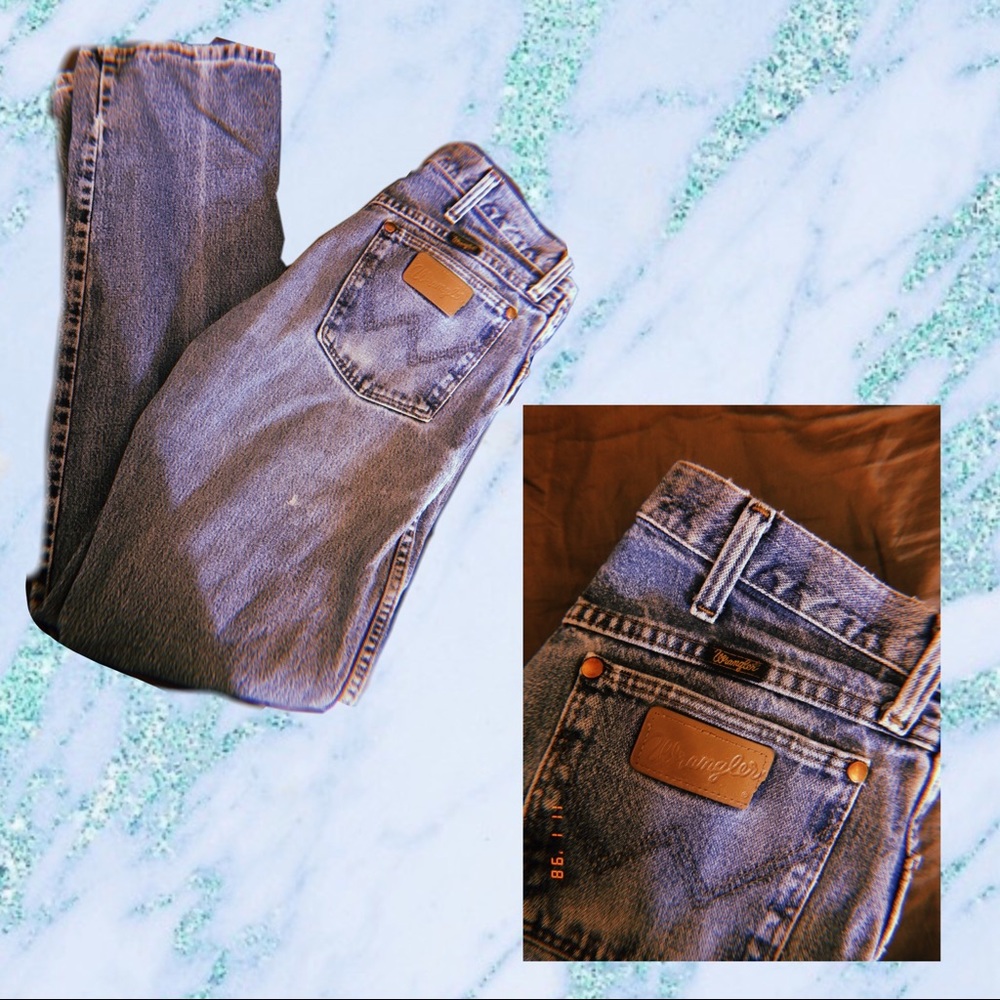 🤠 wrangler high waisted denim jeans 🤠